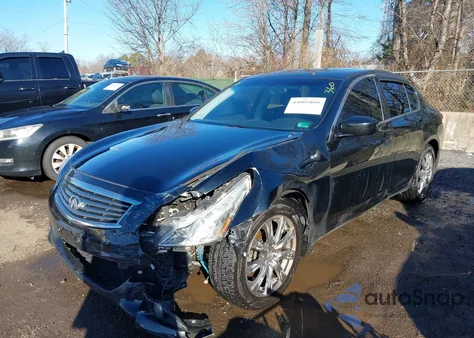 2011 Infiniti G25X z USA, uszkodzony, nr VIN JN1DV6AR7BM651434